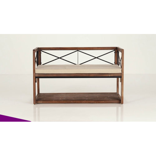 Sand & Stable Libbey Linen Upholstered Storage Bench & Reviews Wayfair